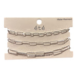 Set of 3 Chain Bracelet - Grayce's Boutique