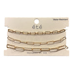 Set of 3 Chain Bracelet - Grayce's Boutique