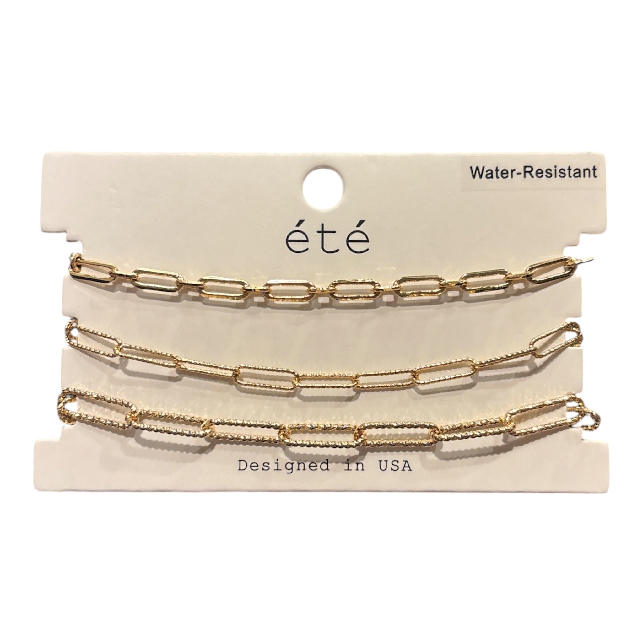 Set of 3 Chain Bracelet - Grayce's Boutique