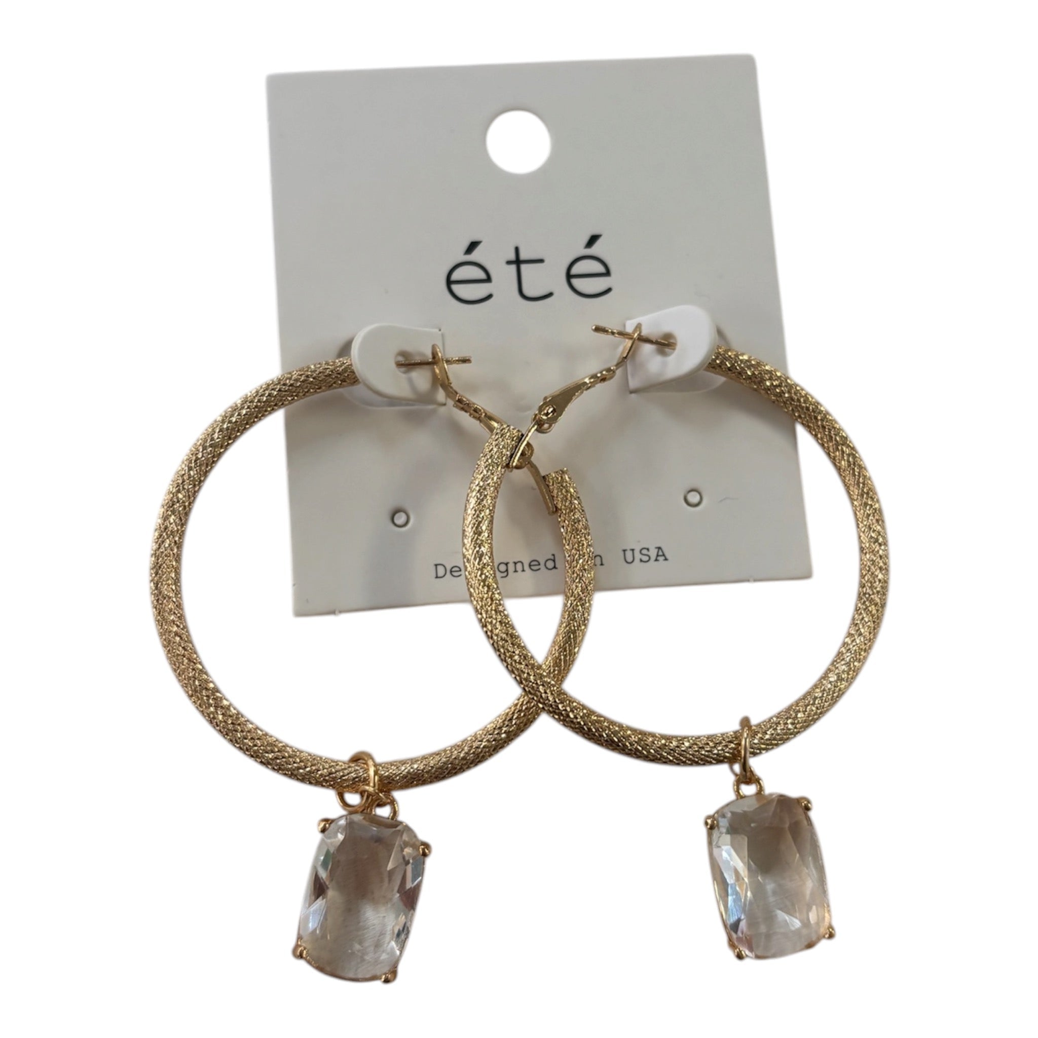 Show Stopper Girl Large Hoop - Grayce's Boutique