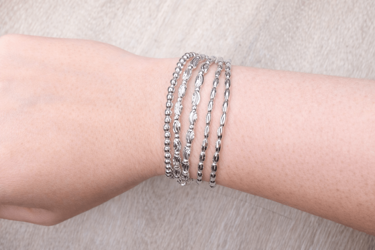 Simple Beaded Stack - Grayce's Boutique