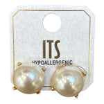 Simple Pearl Stud Earring - Grayce's Boutique