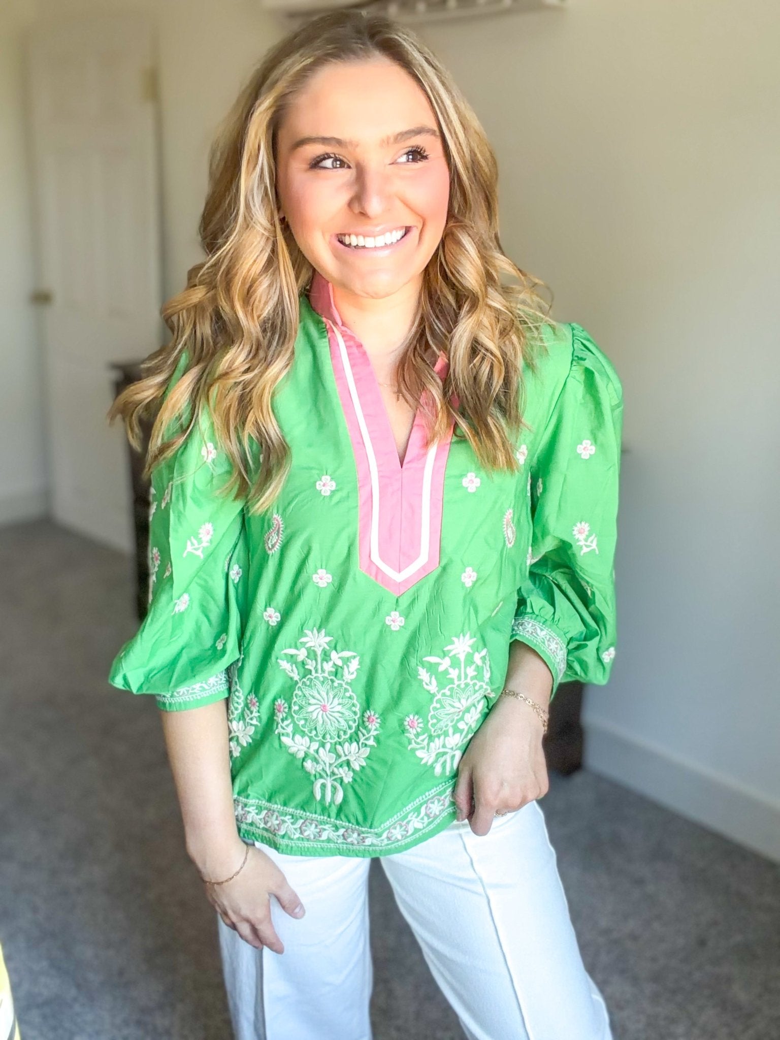 Simply Spring Blouse - Grayce's Boutique