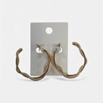 Sleek Pearl Hoops - MainStreet Clothing Co.