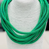 Slub 8 - Strand Necklace Kelly Green - MainStreet Clothing Co.
