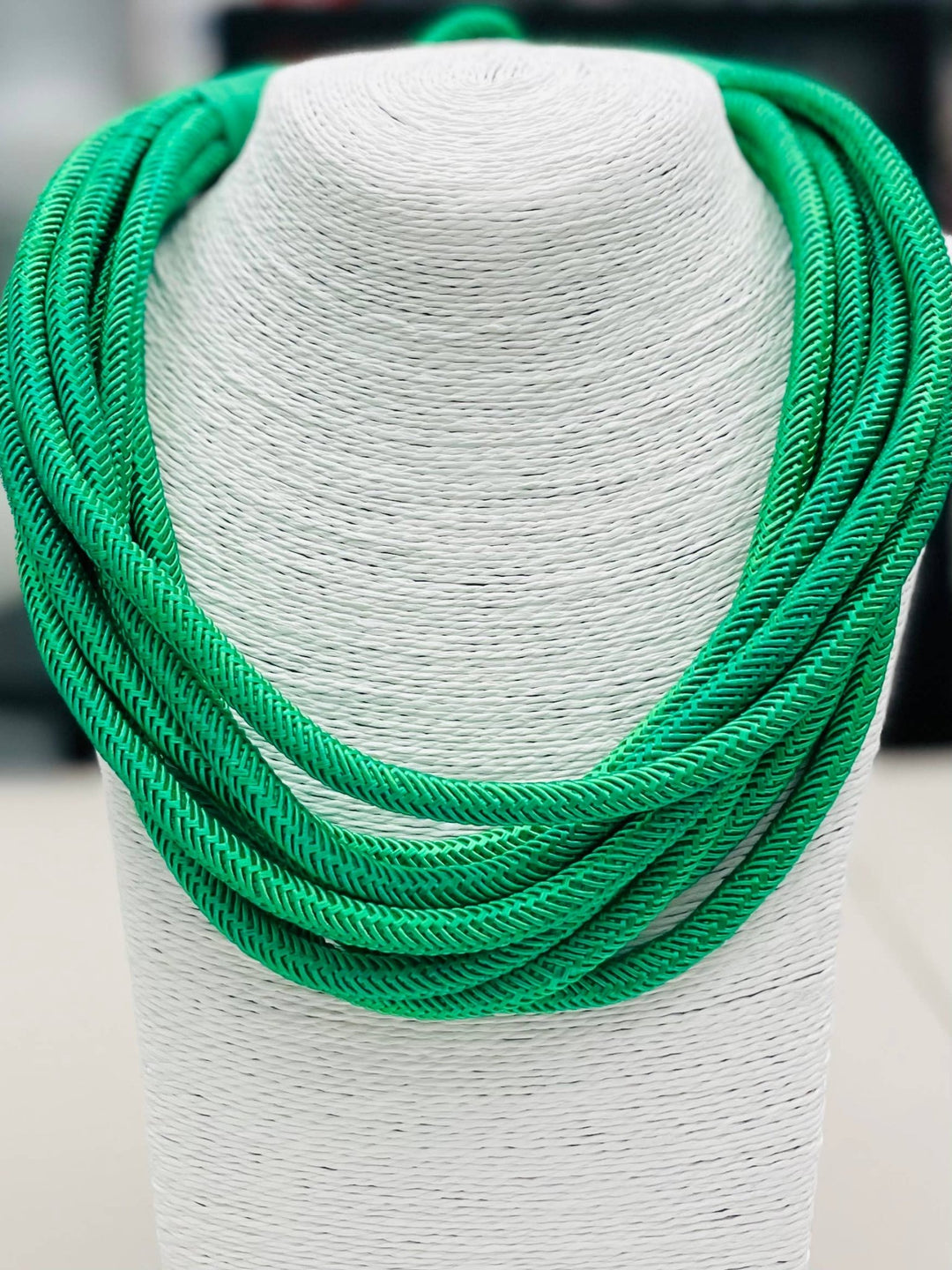 Slub 8 - Strand Necklace Kelly Green - MainStreet Clothing Co.