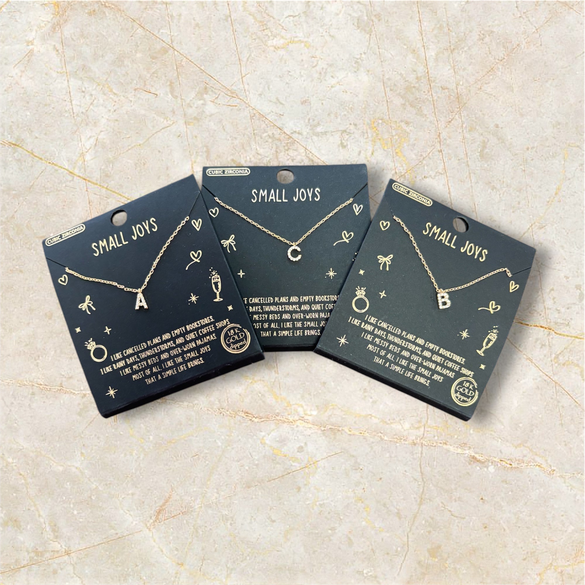 Small Initial Necklaces - MainStreet Clothing Co.