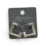 Small Square Hoop - MainStreet Clothing Co.