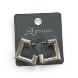 Small Square Hoop - MainStreet Clothing Co.