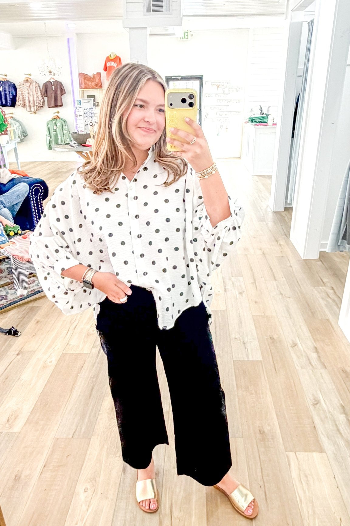 So You Scalloped Pant - Black - Grayce's Boutique