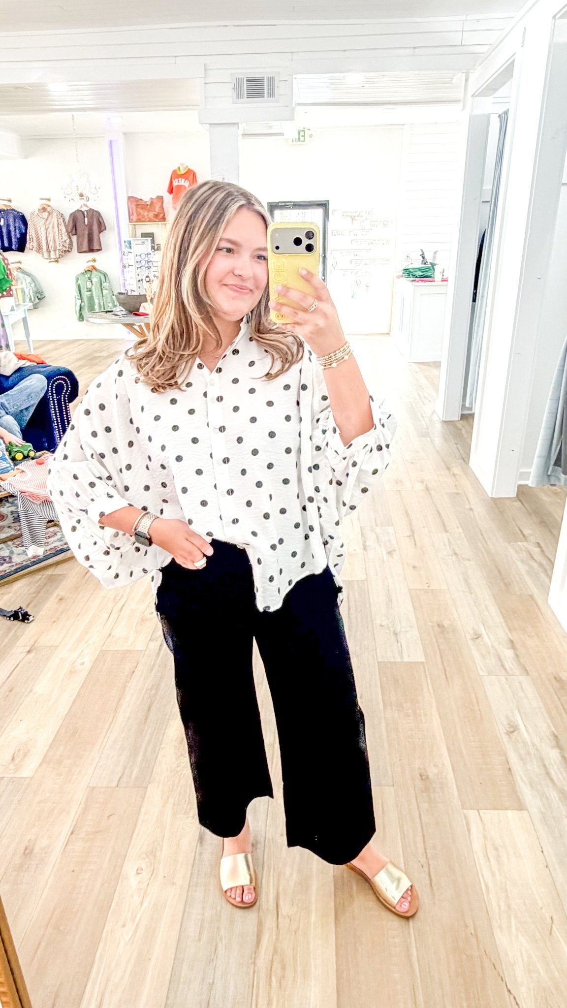 So You Scalloped Pant - Black