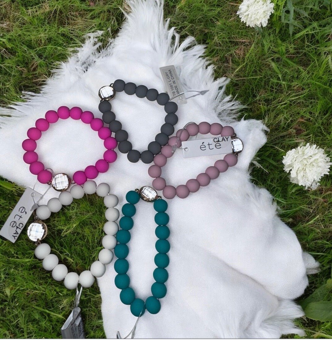 Solid Beaded Bracelet - MainStreet Clothing Co.