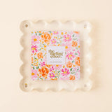 Square Scalloped Acrylic Frame | The Darling Effect - MainStreet Clothing Co.