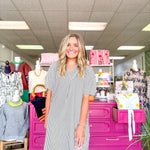 Striped Beauty Dress - MainStreet Clothing Co.