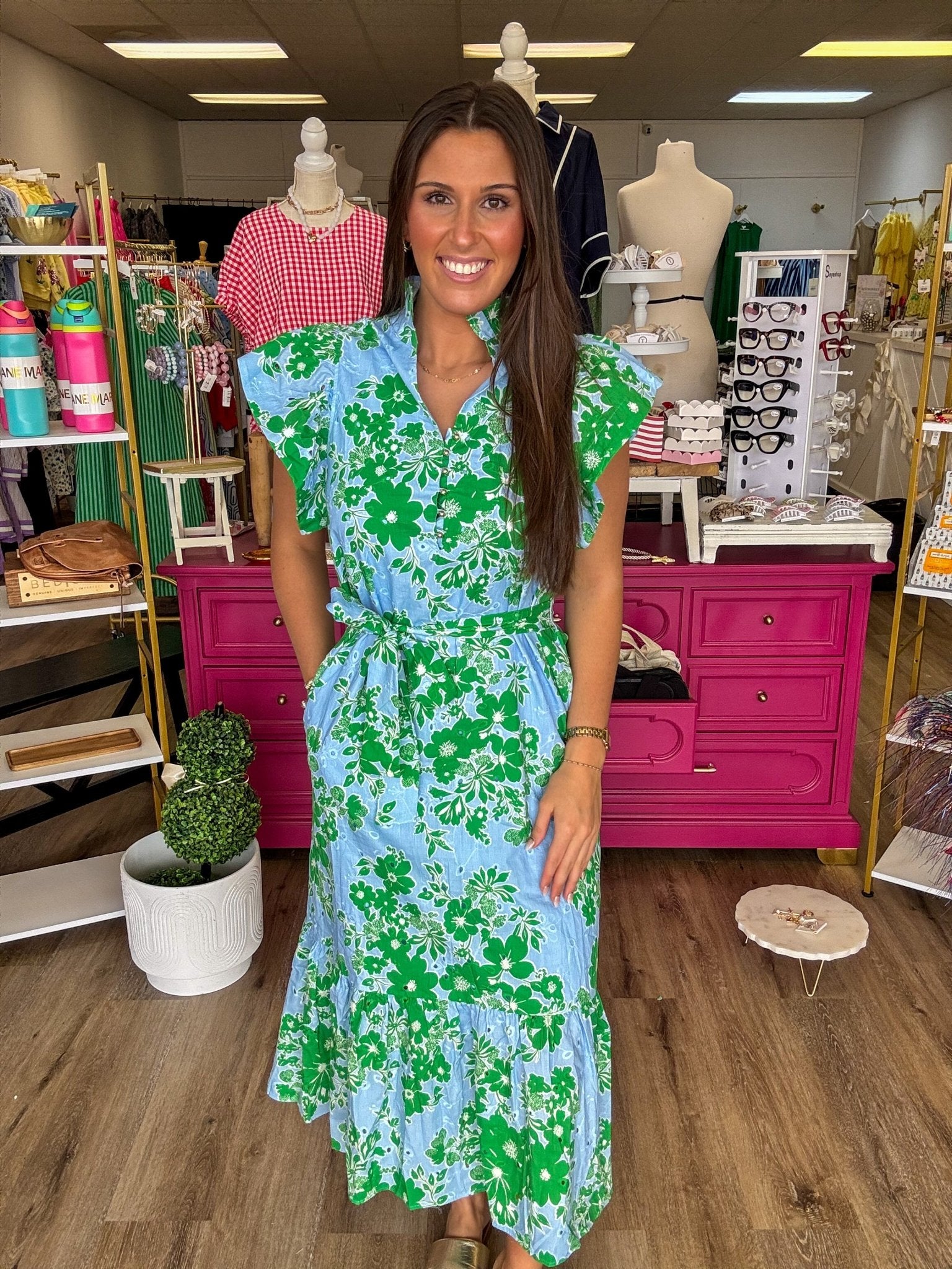 Bluebell Blossom Mini Dress Grayce's Boutique Bluebell Blossom Mini Dress Grayce's Boutique