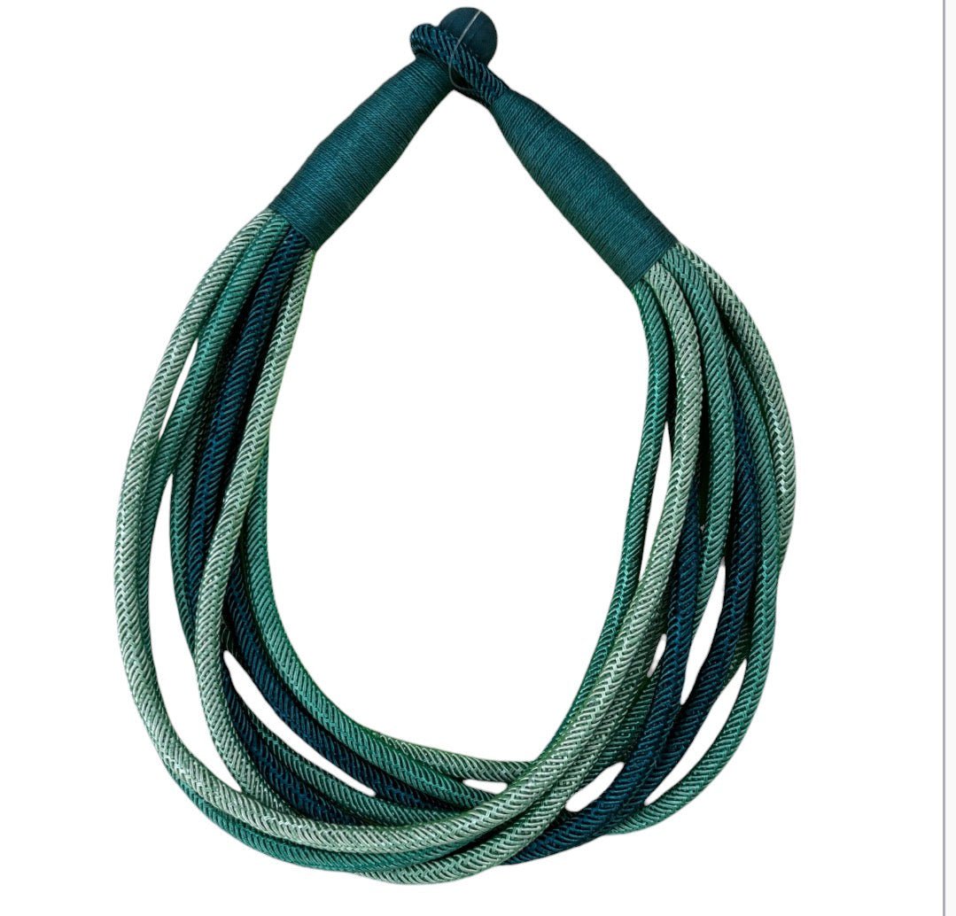 Sydney Necklace - Green Multi - Grayce's Boutique