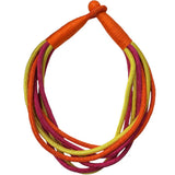 Sydney Necklace - Pink / Orange - Grayce's Boutique