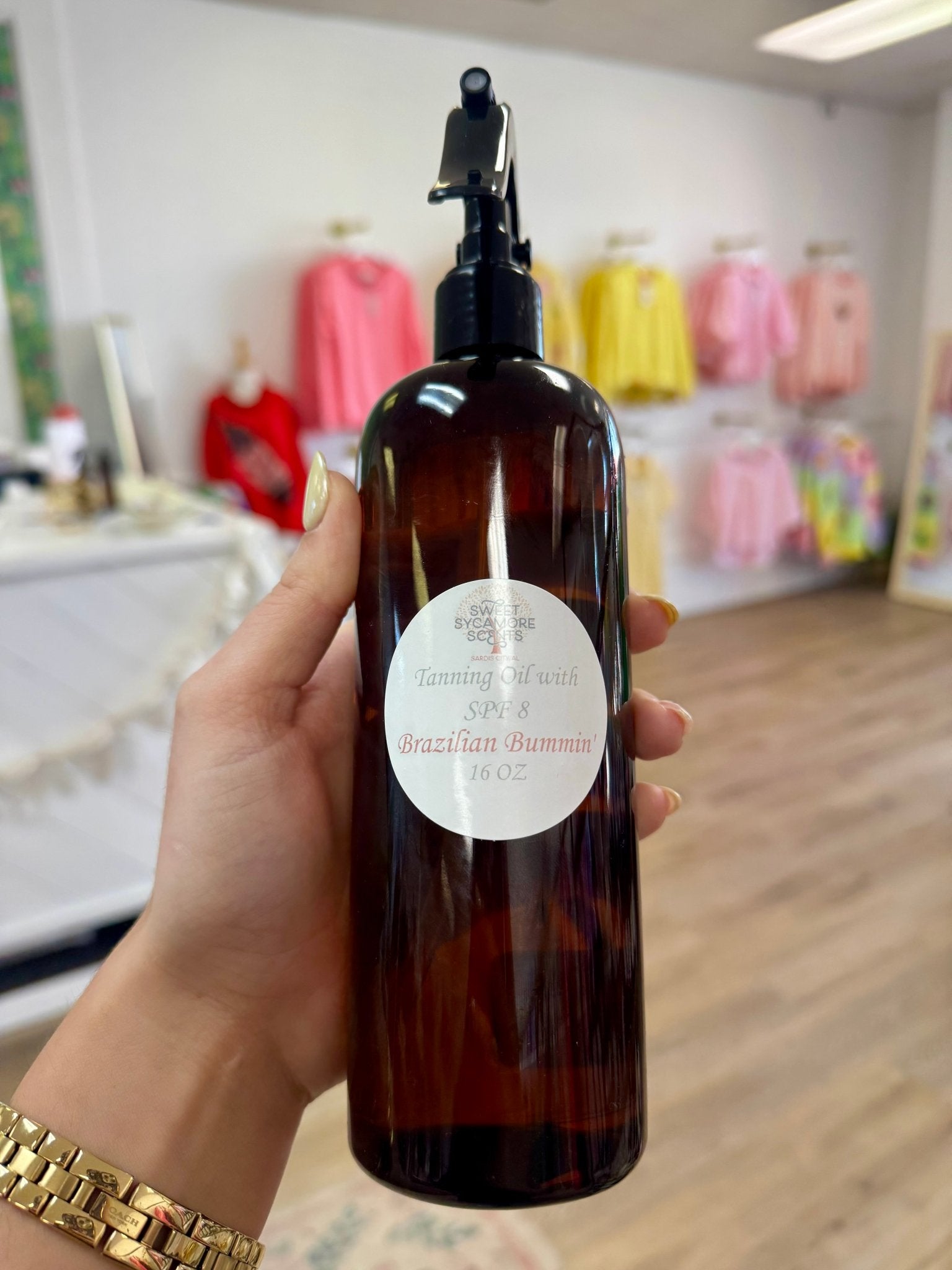 Tanning Oil | Sweet Sycamore Scents - Grayce's Boutique