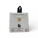 Teacher Apple Necklace - MainStreet Clothing Co.