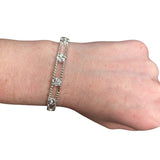 silver fashion bracelet 