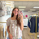 The Rosy top - MainStreet Clothing Co.