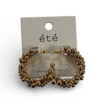 Twisted Gold Hoops - MainStreet Clothing Co.