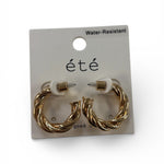 Twisted not Tangled Midi Hoops - MainStreet Clothing Co.