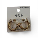 Twisted not Tangled Midi Hoops - MainStreet Clothing Co.