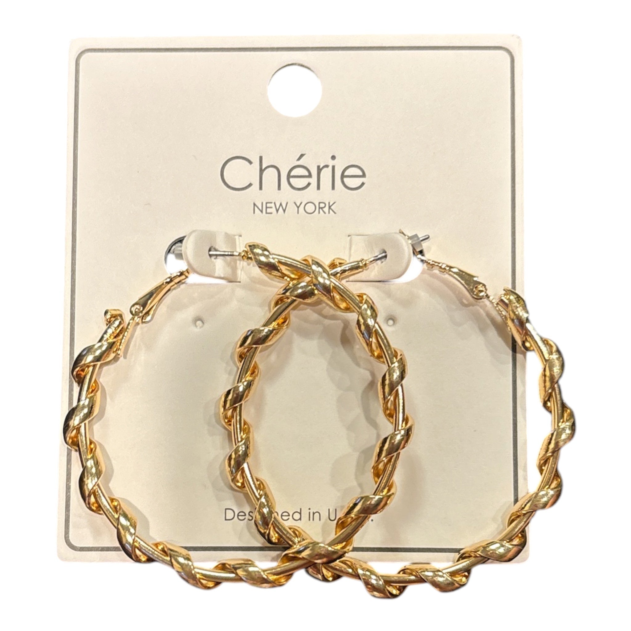 Twisted Route Hoop - Grayce's Boutique