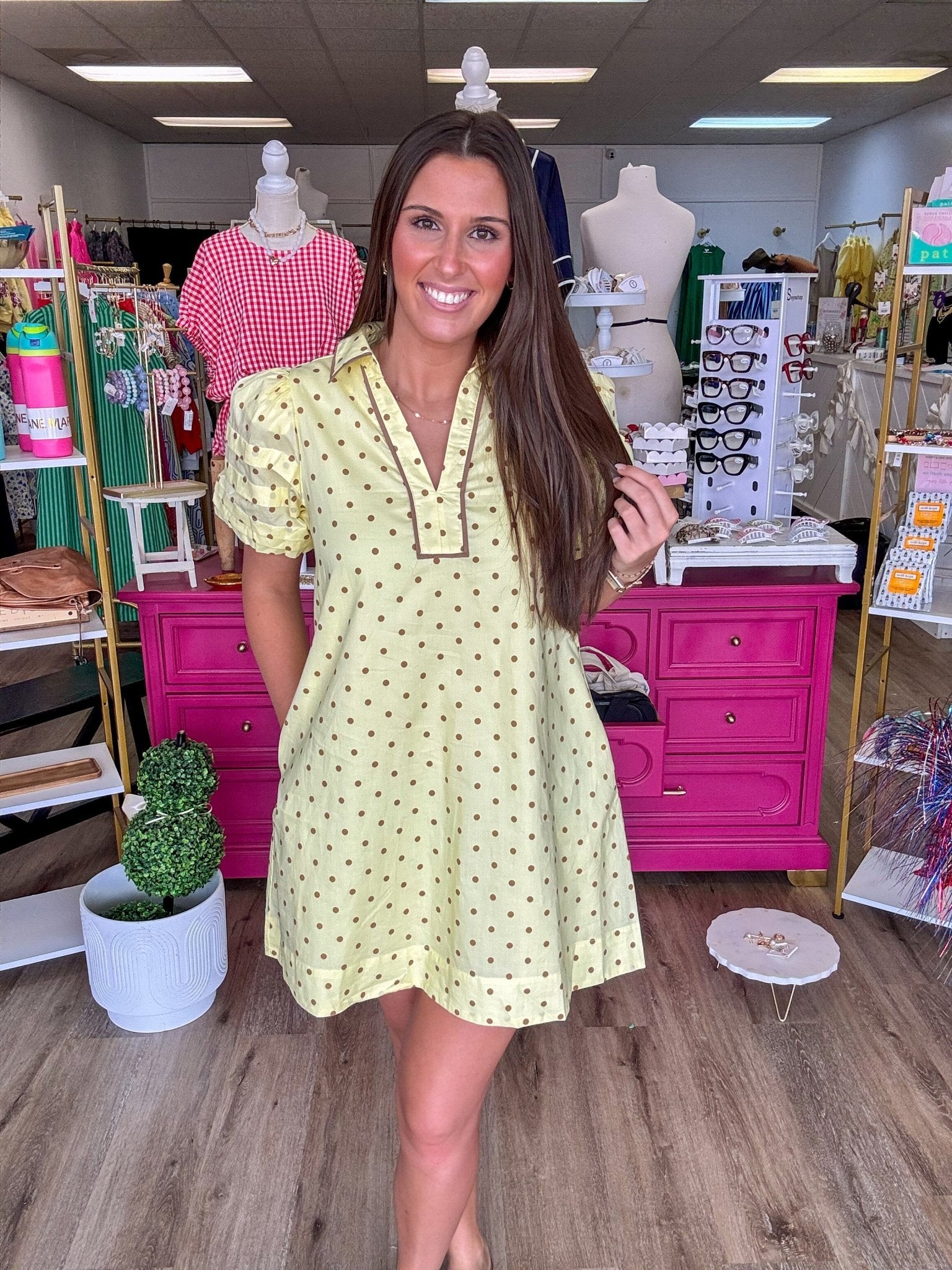 Vintage Charm Polka Dot Mini - Grayce's Boutique