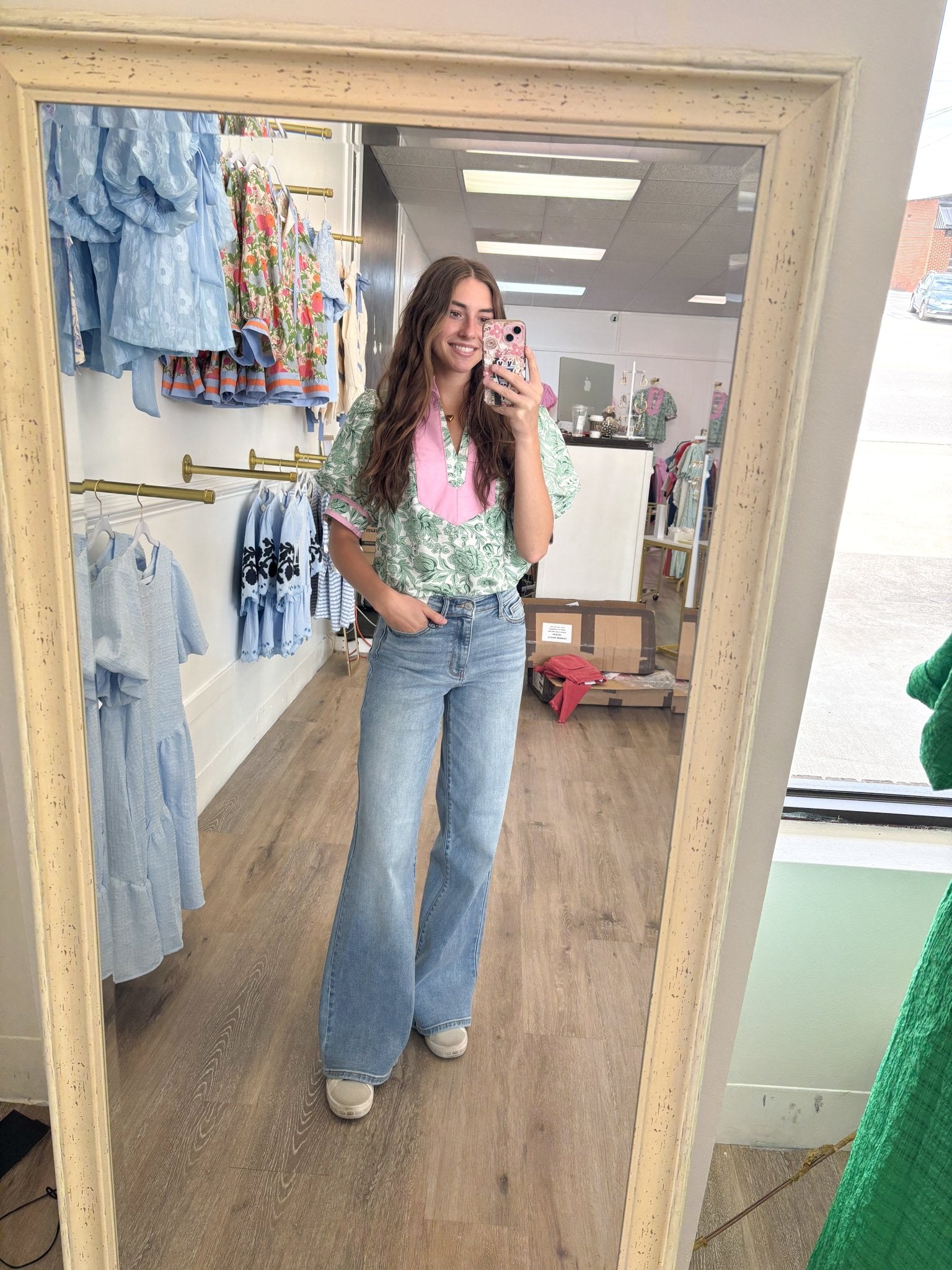 Vintage Retro Wide Leg jeans - MainStreet Clothing Co.