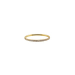 Waterproof Gold Dainty Diamond Ring Band - Grayce's Boutique
