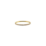 Waterproof Gold Dainty Diamond Ring Band - Grayce's Boutique