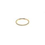 Waterproof Gold Dainty Diamond Ring Band - Grayce's Boutique