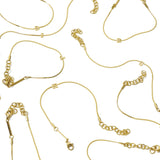 Waterproof Gold Dainty Initial Bracelet - Set of 16 - Grayce's Boutique