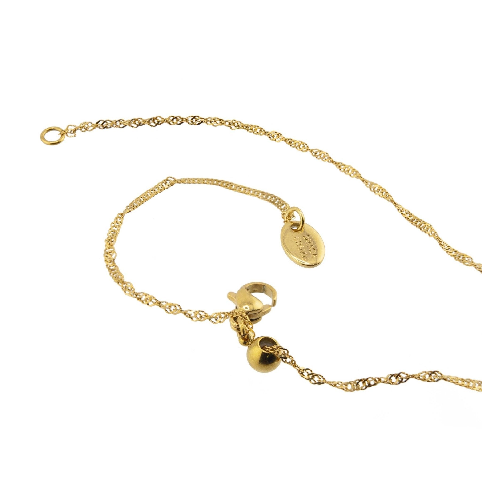 Waterproof Gold Diamond Cross Pendant Necklace - Grayce's Boutique