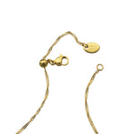 Waterproof Gold Initial Bar Pendant Necklace - Set of 16 - Grayce's Boutique