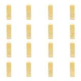 Waterproof Gold Initial Bar Pendant Necklace - Set of 16 - Grayce's Boutique