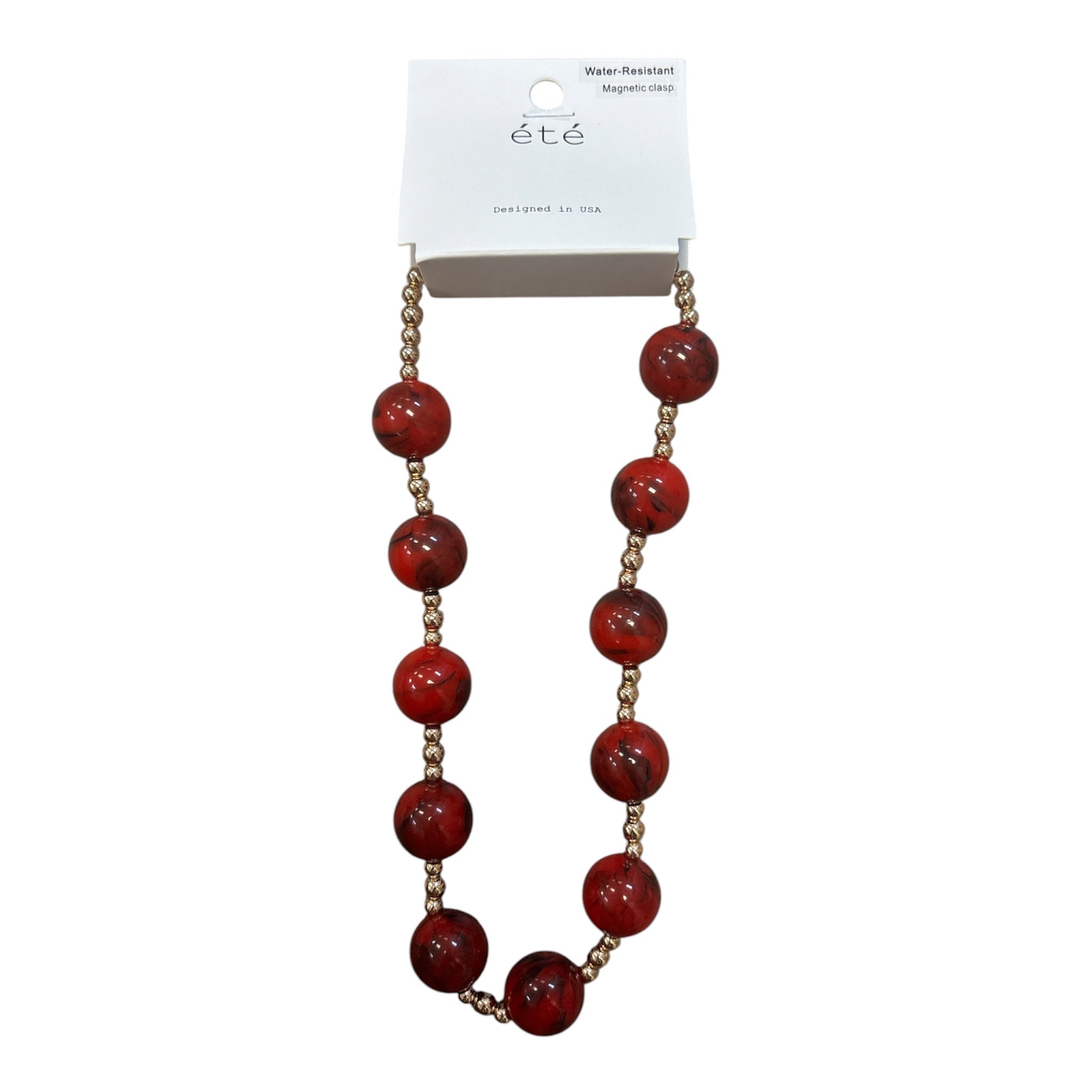 Willow Necklace - Red - Grayce's Boutique