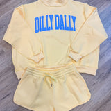 Yellow Dilly Dally Sweatshirt - Grayce's Boutique