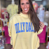 Yellow Dilly Dally Sweatshirt - Grayce's Boutique