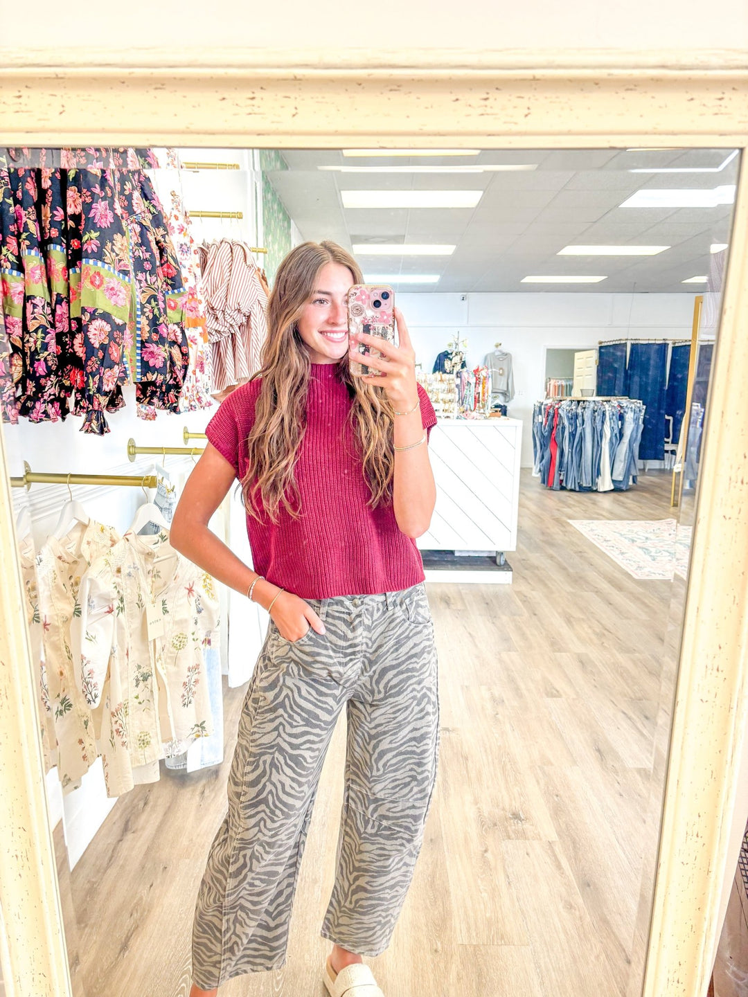 Zebra Barrel Jeans - MainStreet Clothing Co.