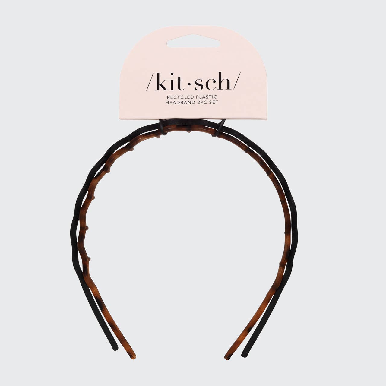 Zig Zag Headband 2pc - Black & Tort - Grayce's Boutique