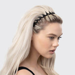 Zig Zag Headband 2pc - Black & Tort - Grayce's Boutique