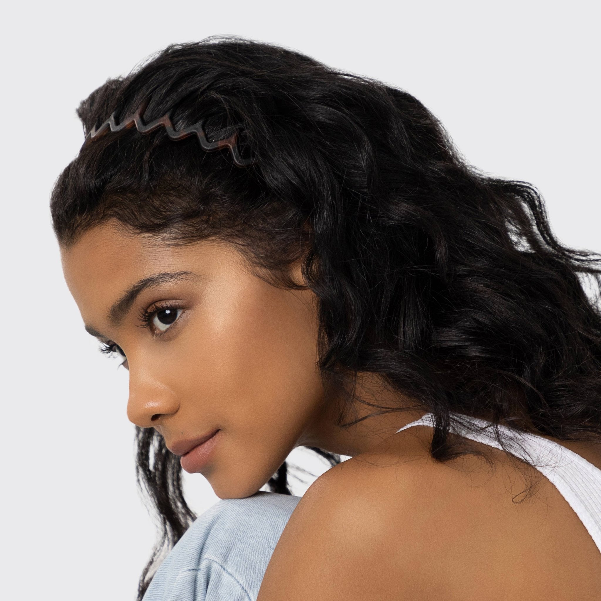 Zig Zag Headband 2pc - Black & Tort - Grayce's Boutique